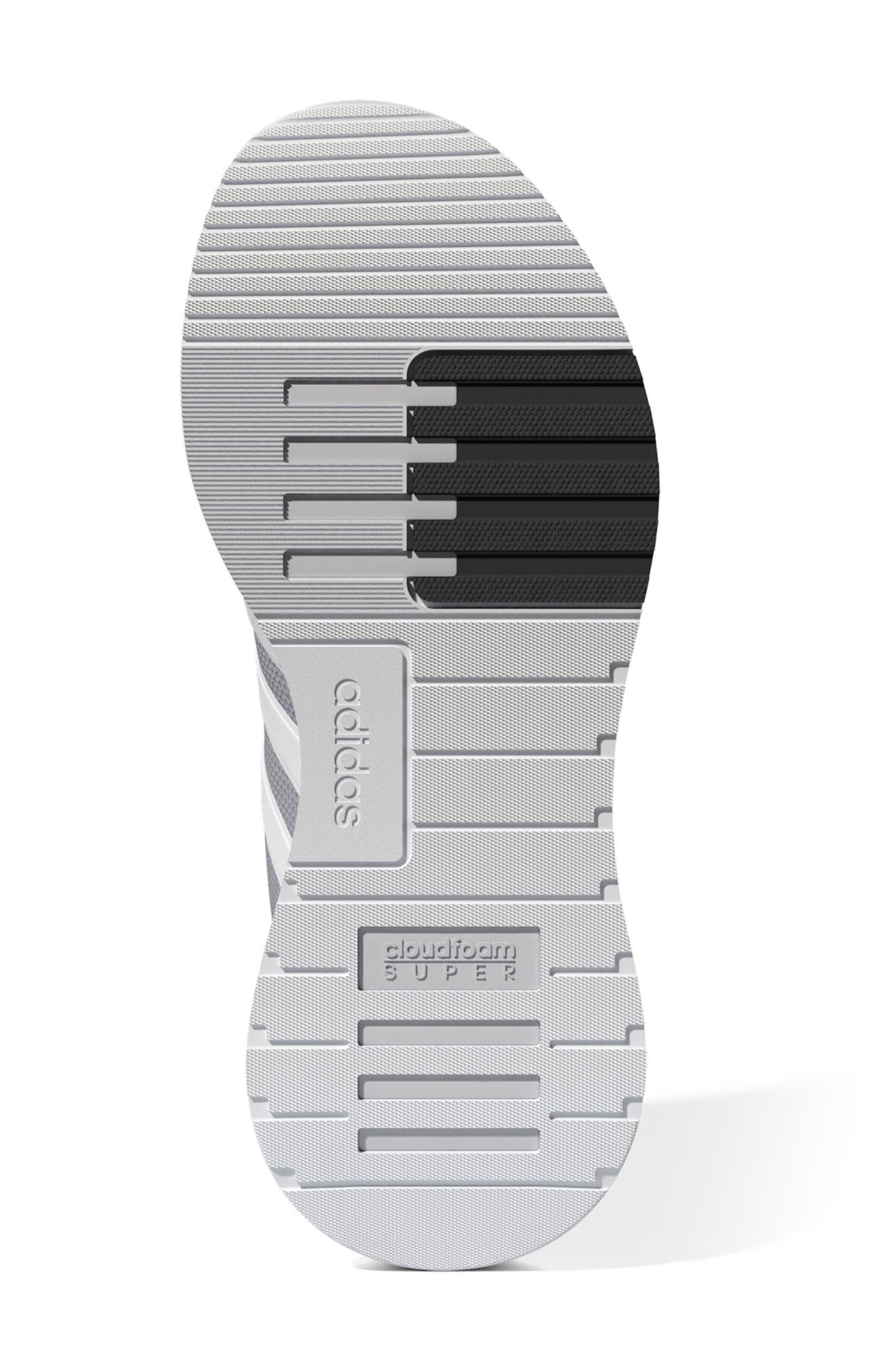 Racer Sneaker, Alternate, color, HALO SILVER/ WHITE/ DASH GREY