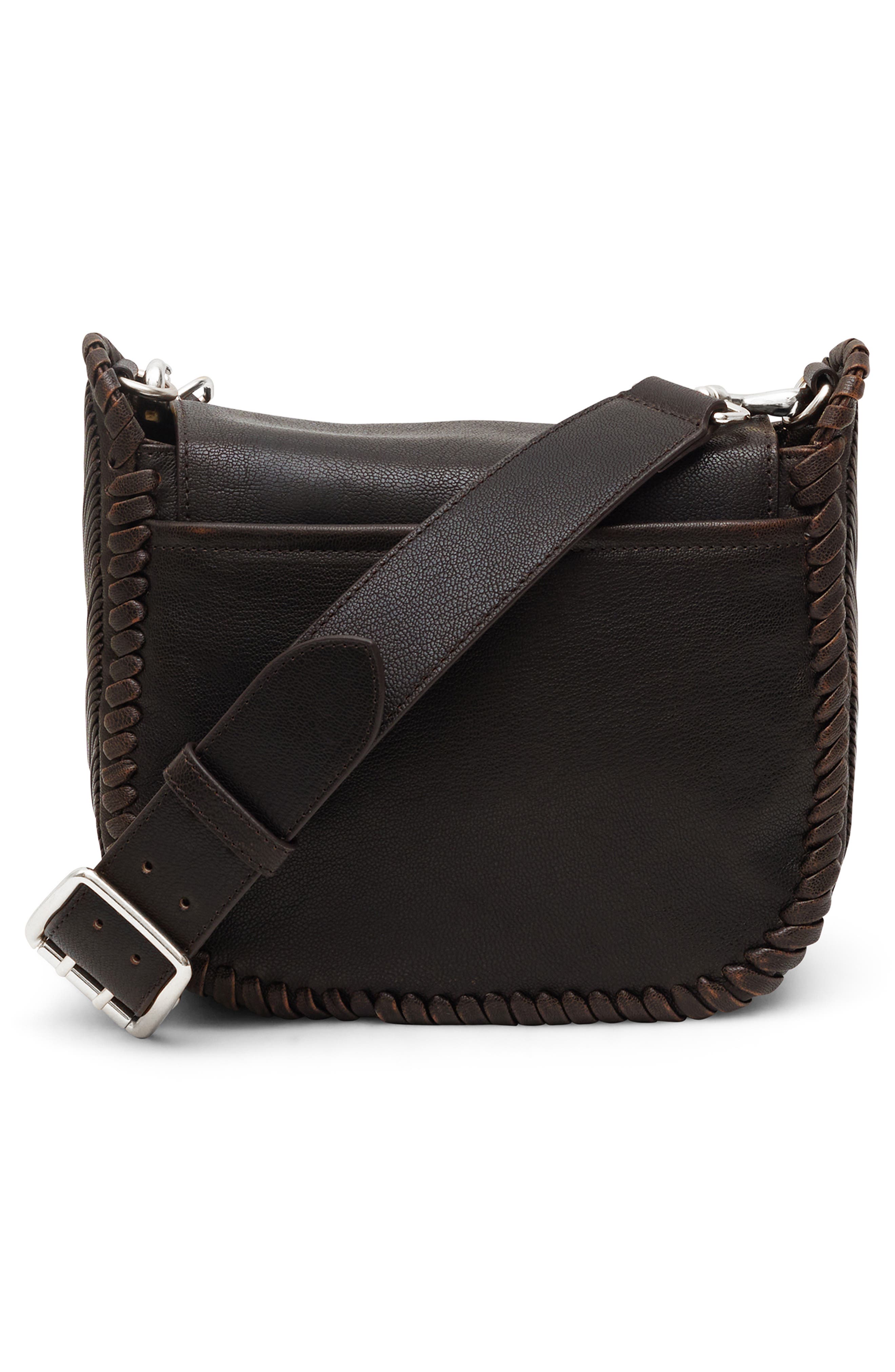 All for Love Leather Crossbody Bag, Alternate, color, FUDGE BRUSH OFF