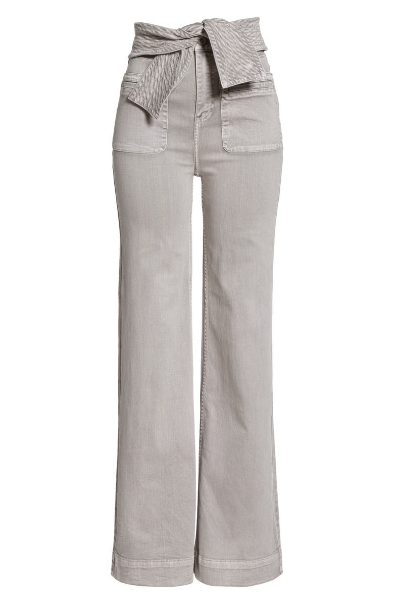 Ulla Johnson Wade Tie Waist Tapered Jeans, Alternate, color, 