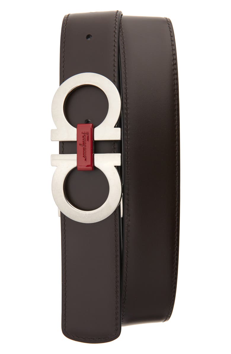 FERRAGAMO Salvatore Ferragamo Reversible Leather Belt, Alternate, color, 