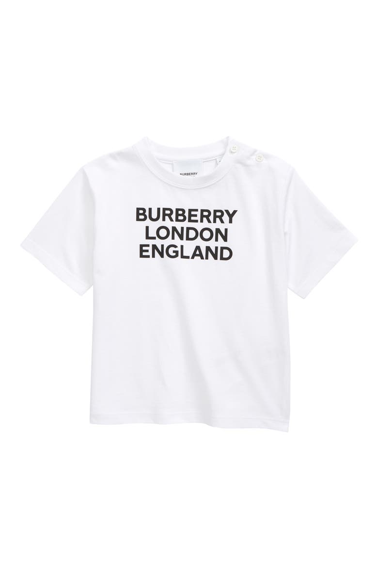 Kids' Logo Graphic Tee, Main, color, WHITE