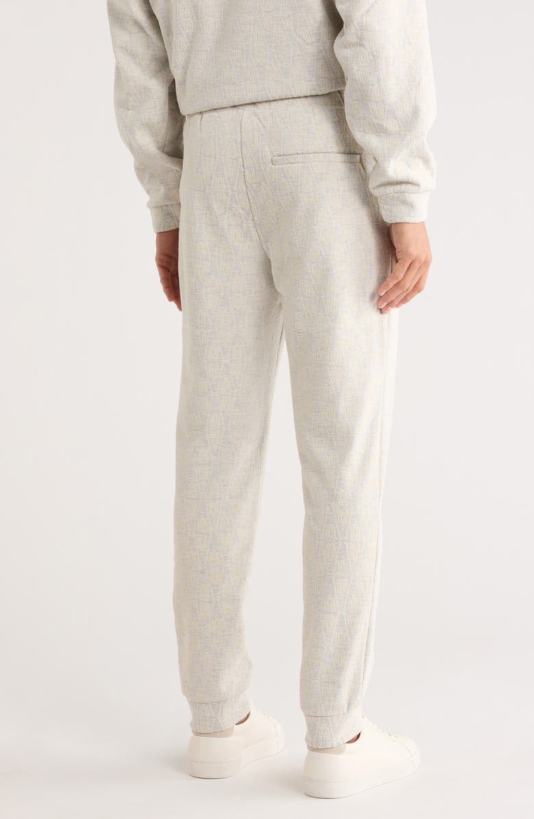 FLEECE FACTORY Monogram Joggers, Alternate, color, Heather Oatmeal