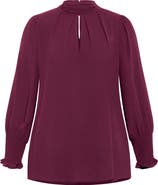 City Chic Iris Keyhole Top