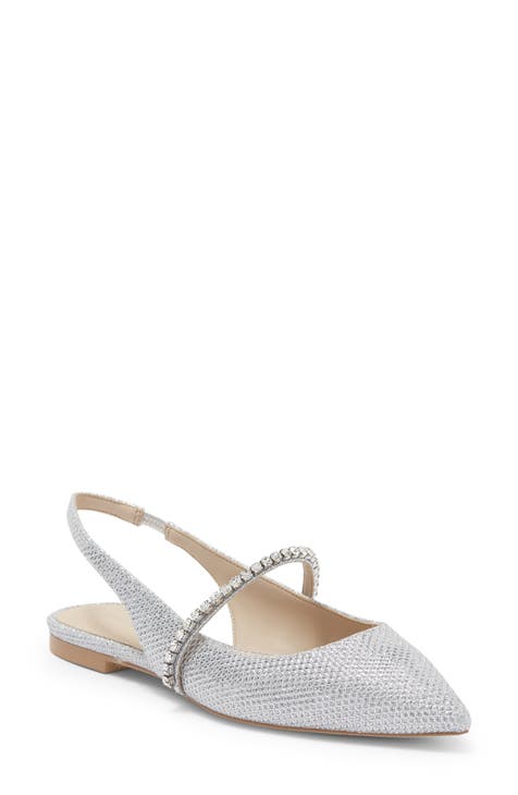 Crystaline Slingback Flat (Women)