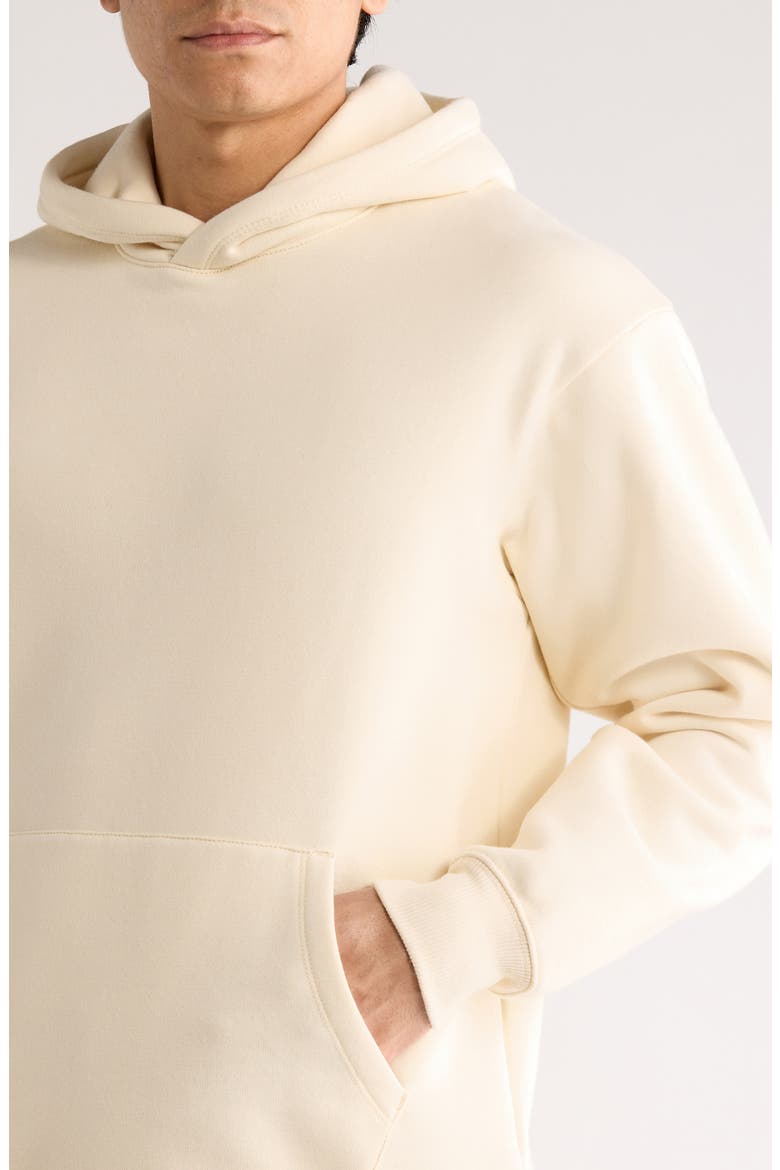 Fleece Hoodie, Alternate, color, IVORY CREAM