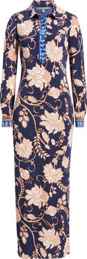 Julia Jordan Floral Print Long Sleeve Dress