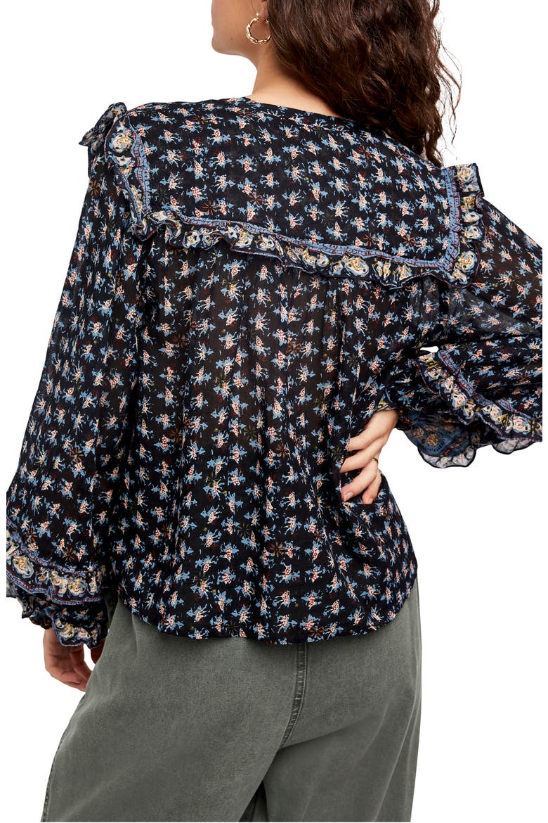Jenna Printed Blouse, Alternate, color, NIGHT COMBO