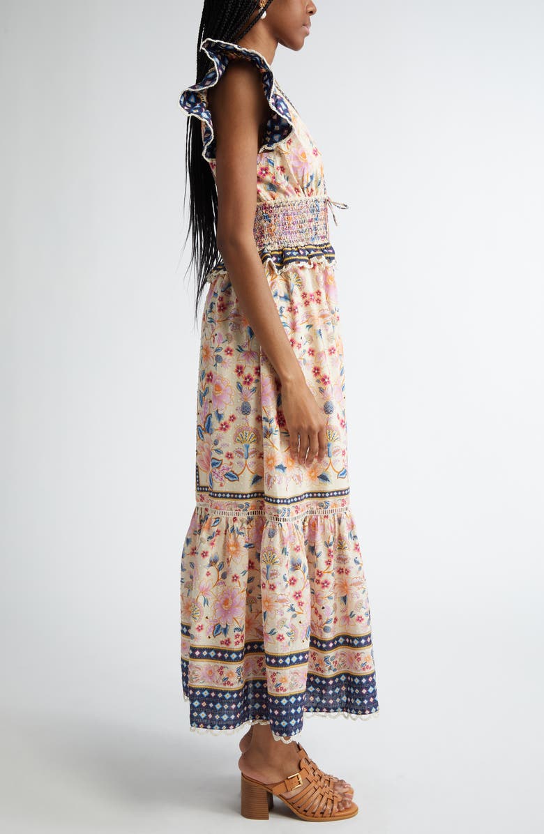 FARM Rio Superbloom Tapestry Cotton Dress, Alternate, color, 