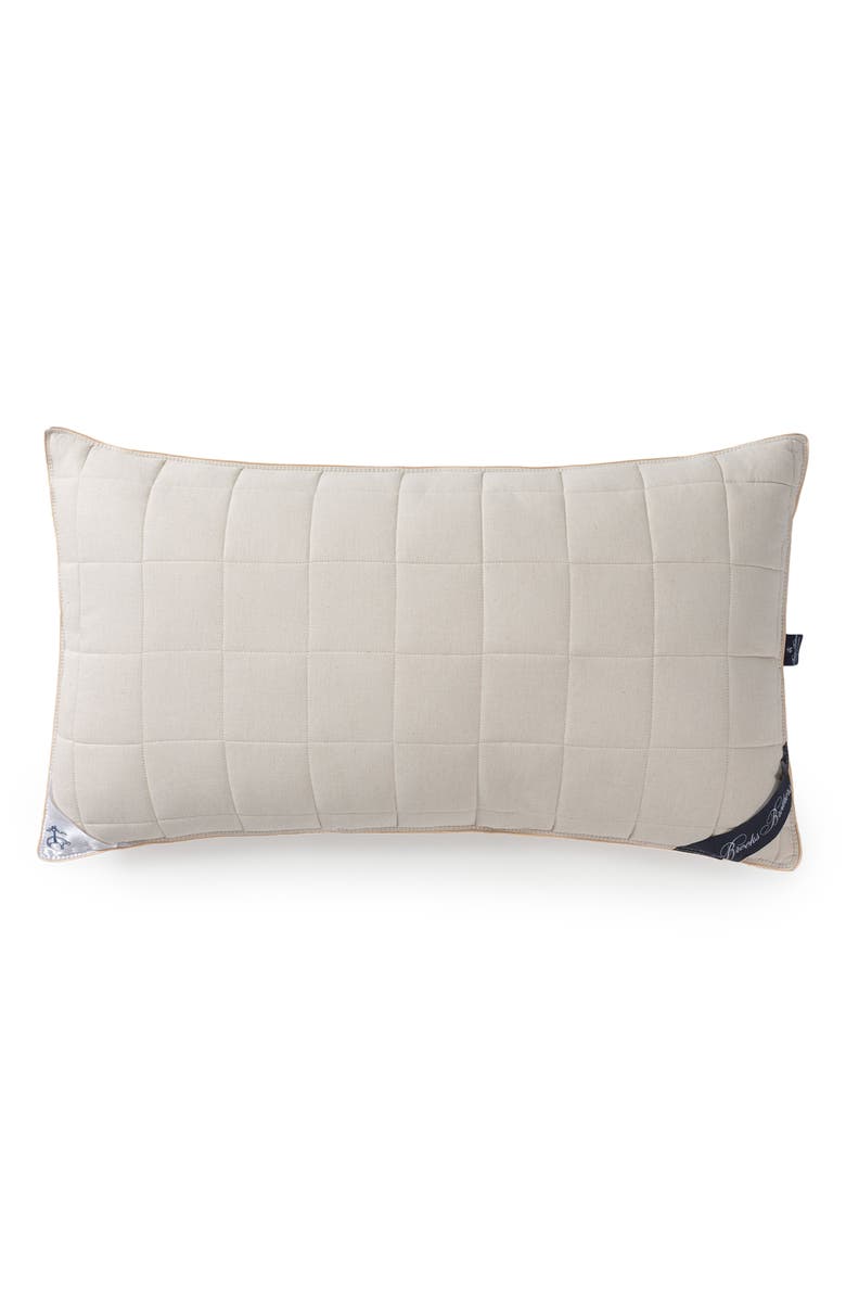 Brooks Brothers Linen Pillow, Main, color, Cream