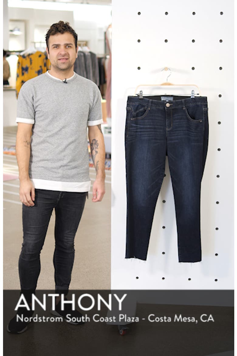 'Ab'Solution High Waist Ankle Skinny Jeans (Nordstrom Exclusive) video