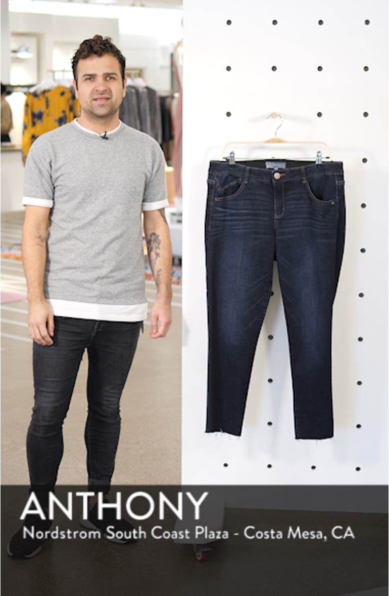 'Ab'Solution High Waist Ankle Skinny Jeans, sales video thumbnail