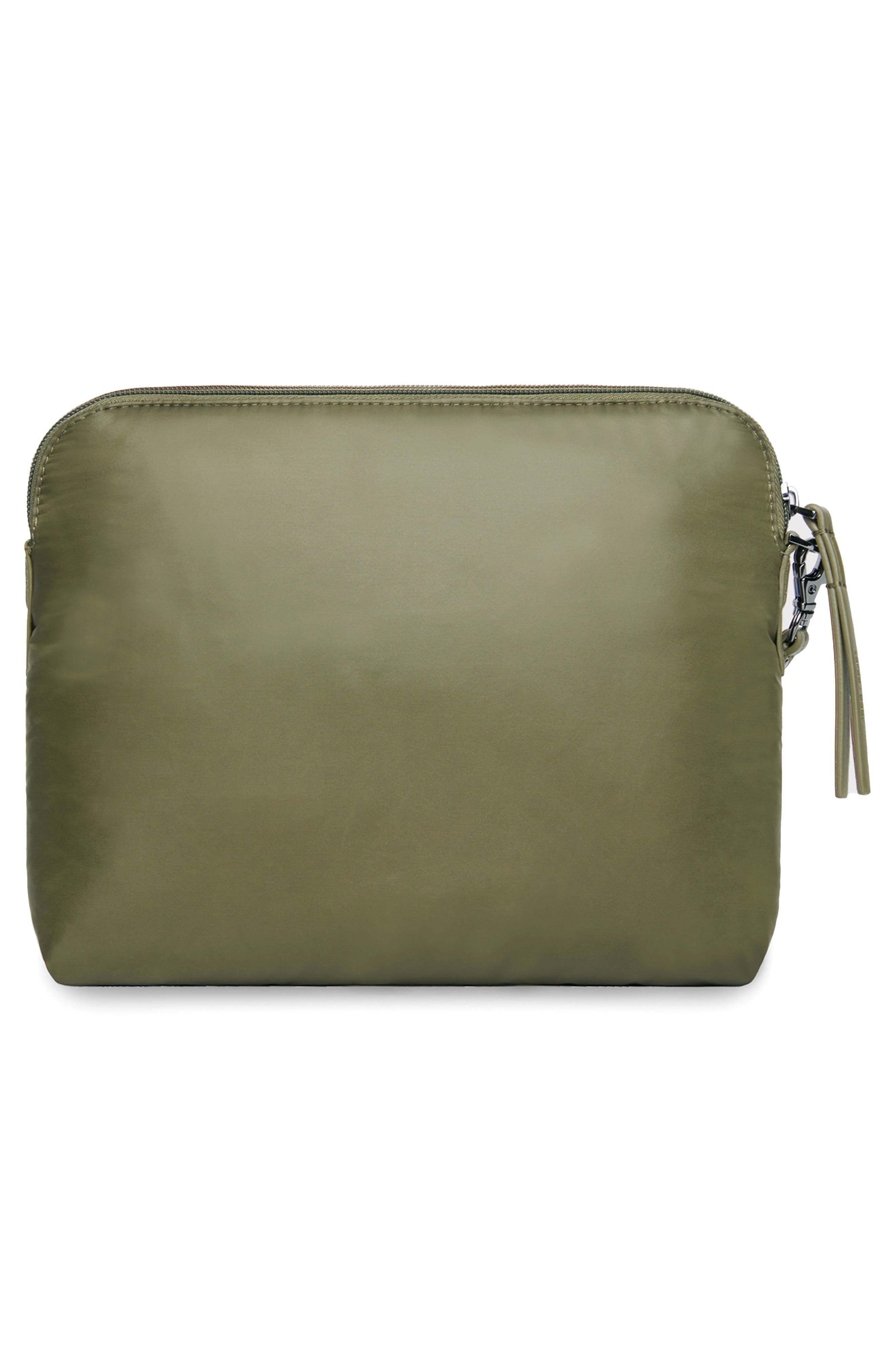 Water Repellent Pouch, Alternate, color, OLIVE