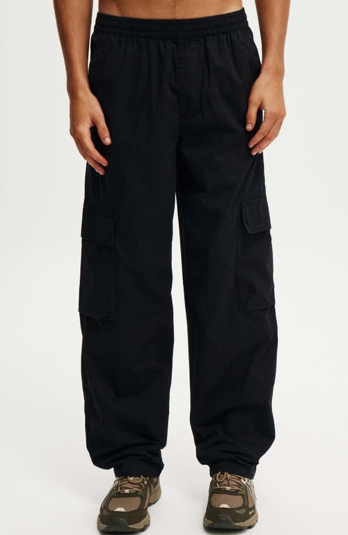 Shop Cotton On Knox Baggy Cargo Pant In Black