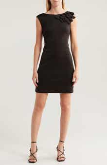 Julia Jordan Floral Sleeveless Sheath Dress