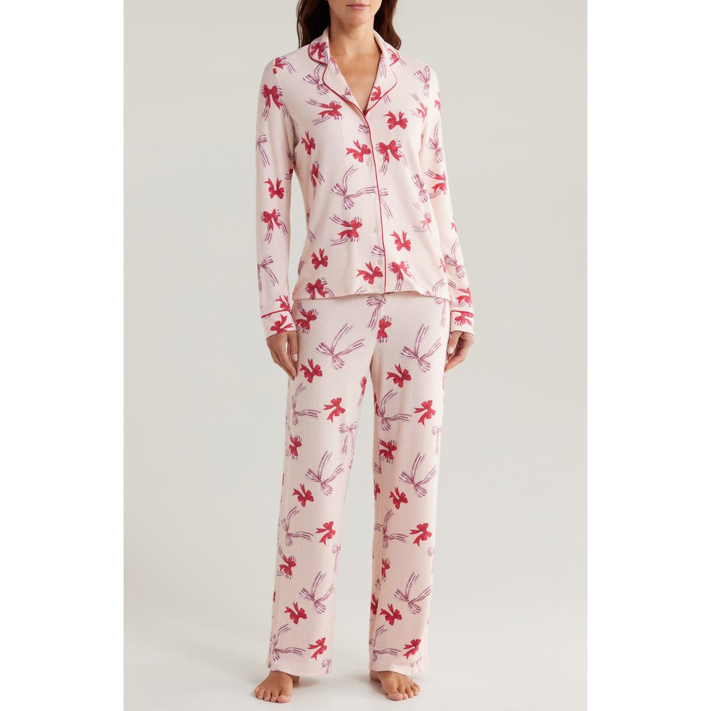 NORDSTROM NORDSTROM BRUSHED HACCI PAJAMAS