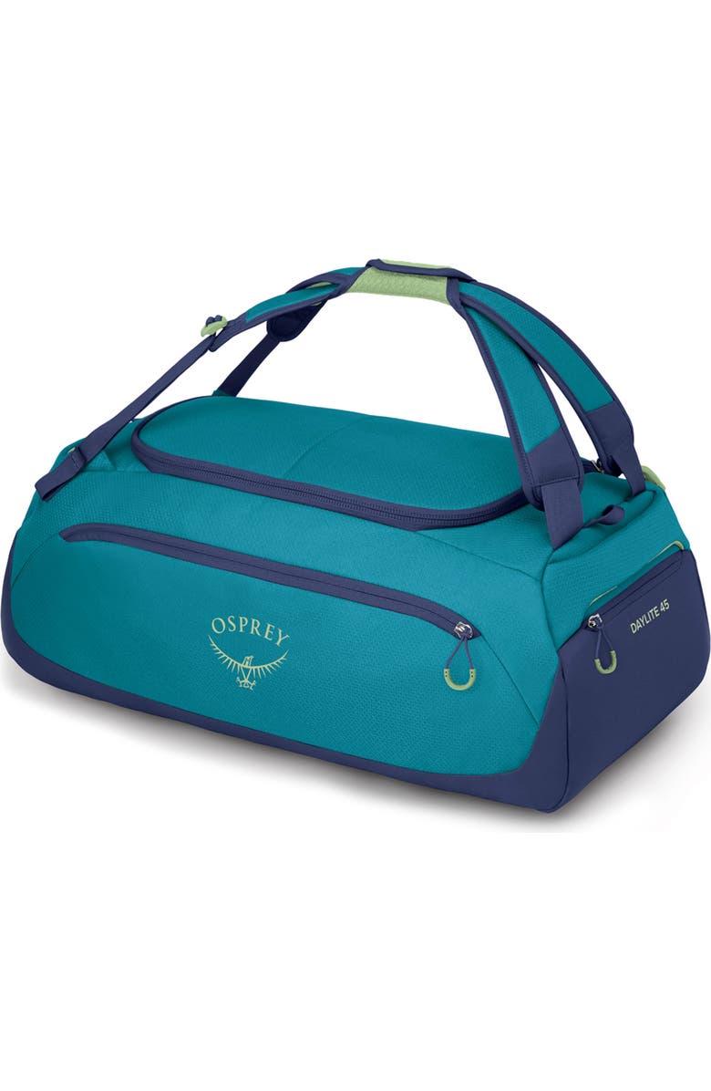 Osprey Daylite 45-Liter Duffle Bag, Alternate, color, Blue Spikemoss/ Alkaline
