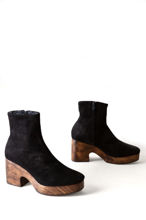 Huma Blanco Elianna Platform Clog Boot In Brown