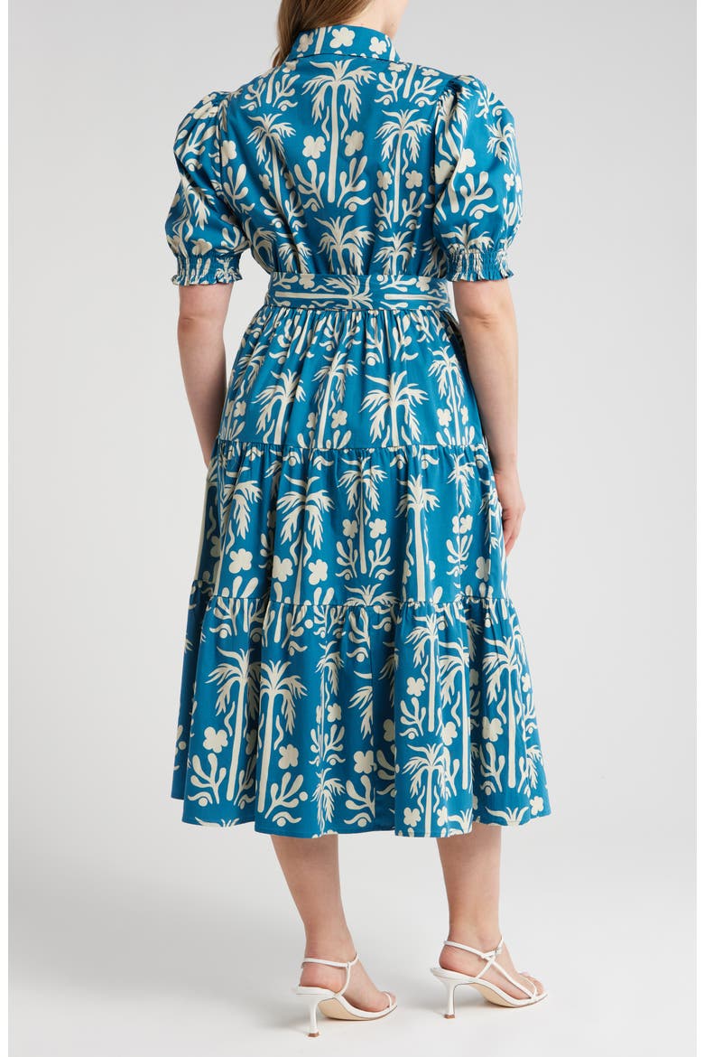 Octavia Shirtdress, Alternate, color, PALM FIELDS MYKONOS BLUE