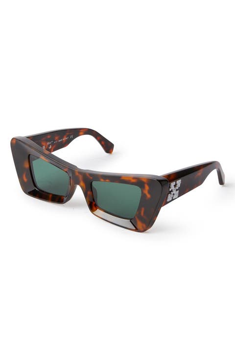 Accra 49mm Rectangle Sunglasses