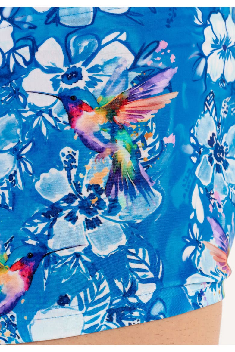 Colibris Swim Shorts, Alternate, color, Blue Print