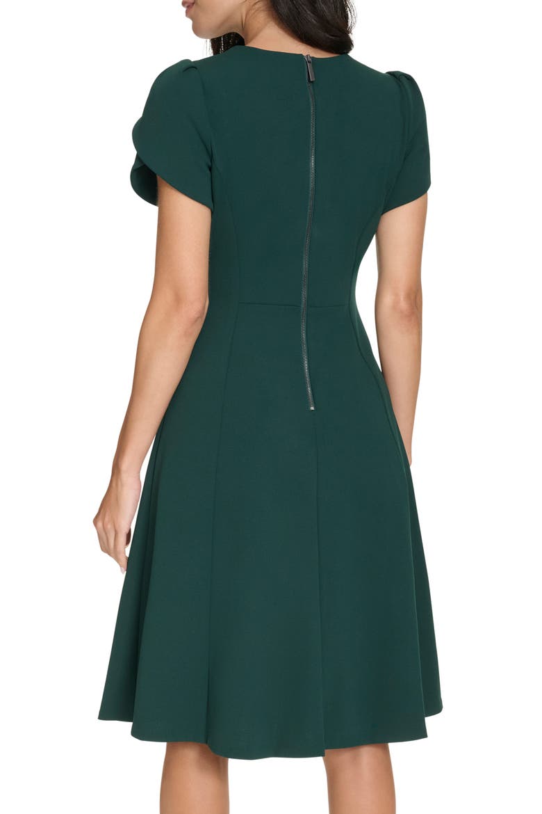 calvin klein tulip sleeve dress green SOLD , Green Tulip Sleeve Calvin Klein Dress, Size 4, $10500