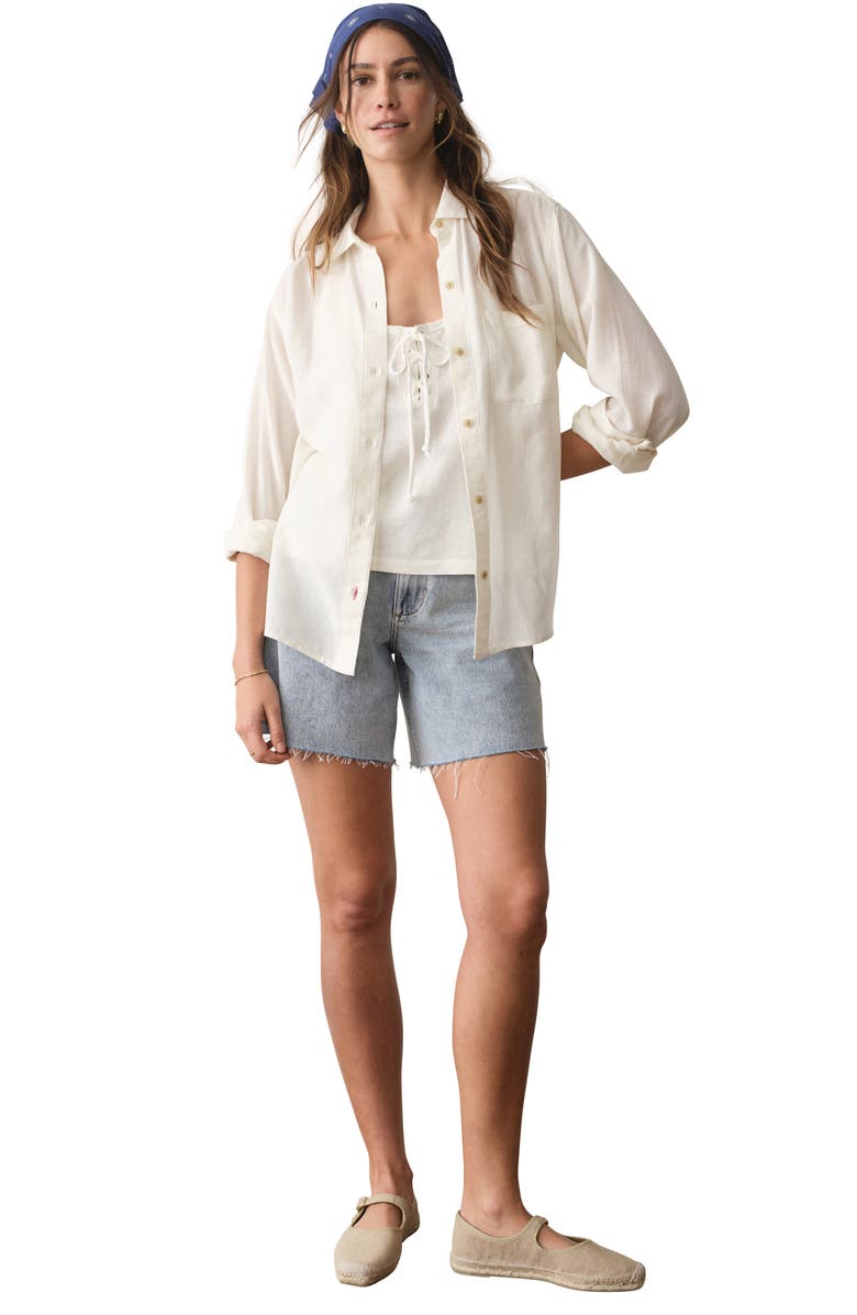 Marine Layer Jane Relaxed Fit Button-Up Shirt, Alternate, color,