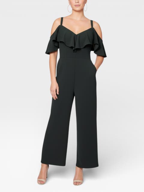 Marcella Off the Shoulder Ruffle Jumpsuit