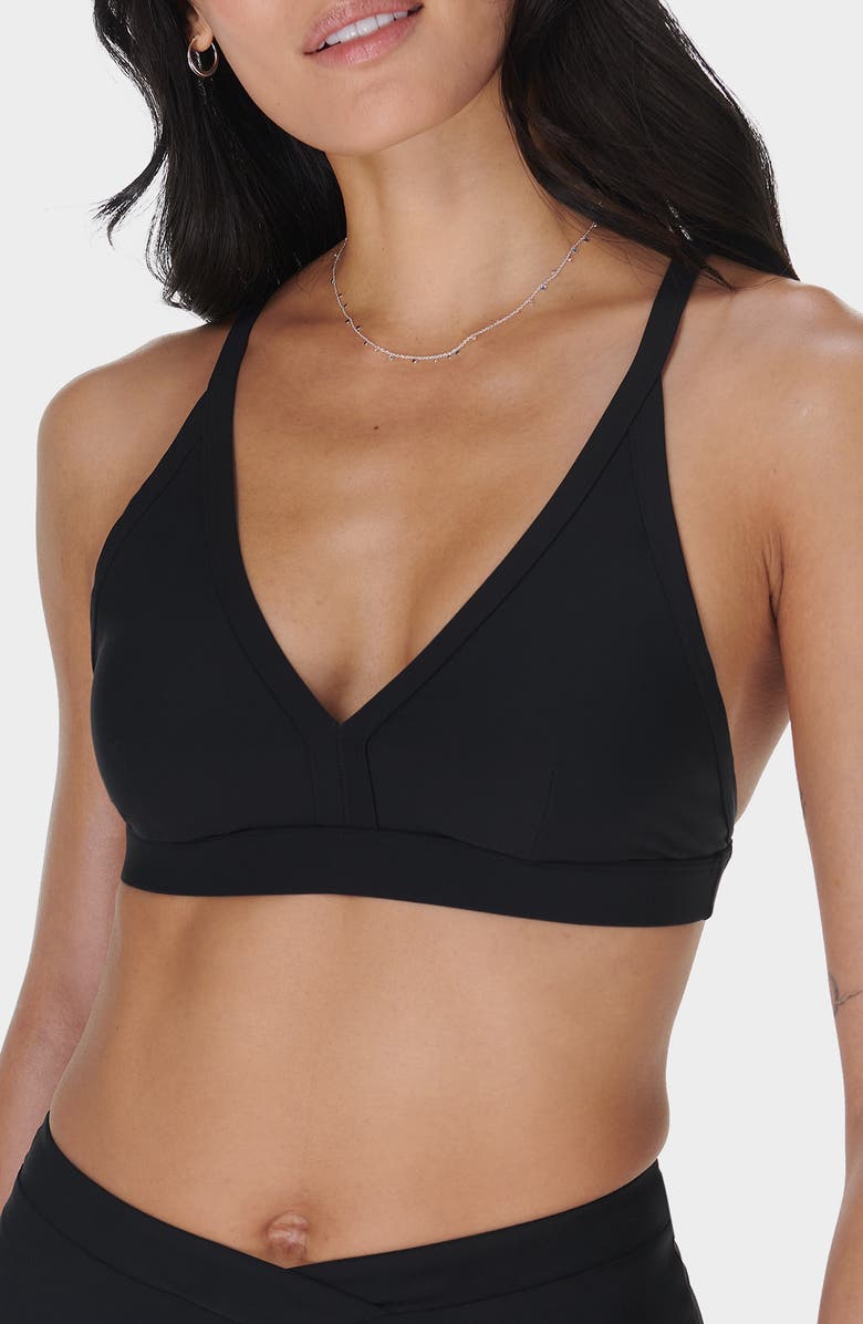 Sweaty Betty Core Racerback Bikini Top, Main, color, 