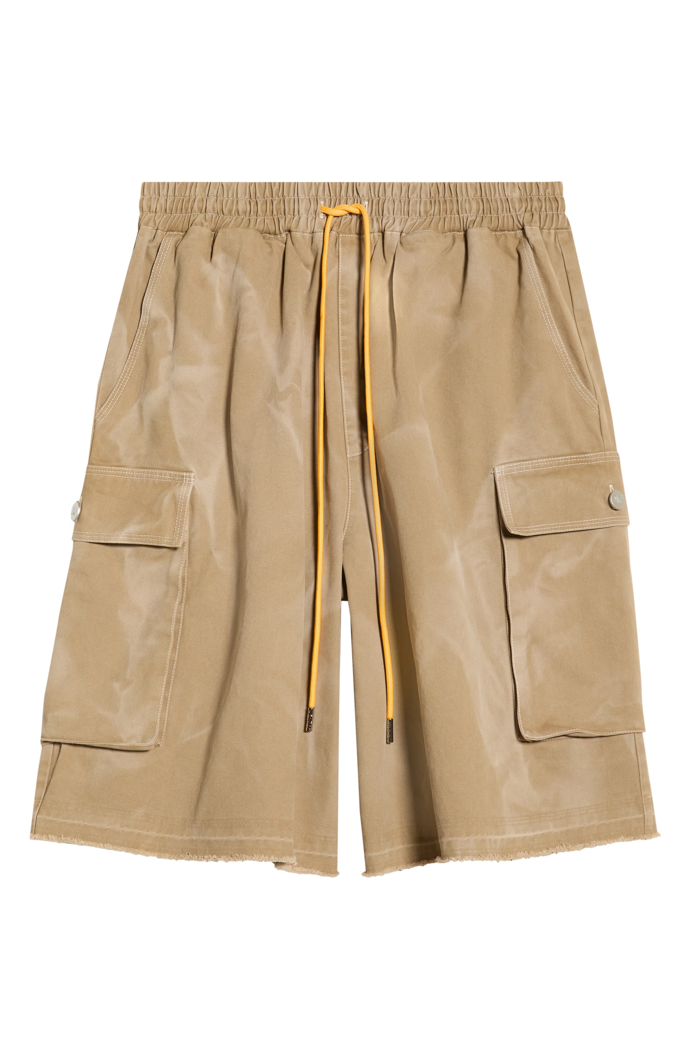DIET STARTS MONDAY Oversize Cotton Canvas Drawstring Cargo Shorts