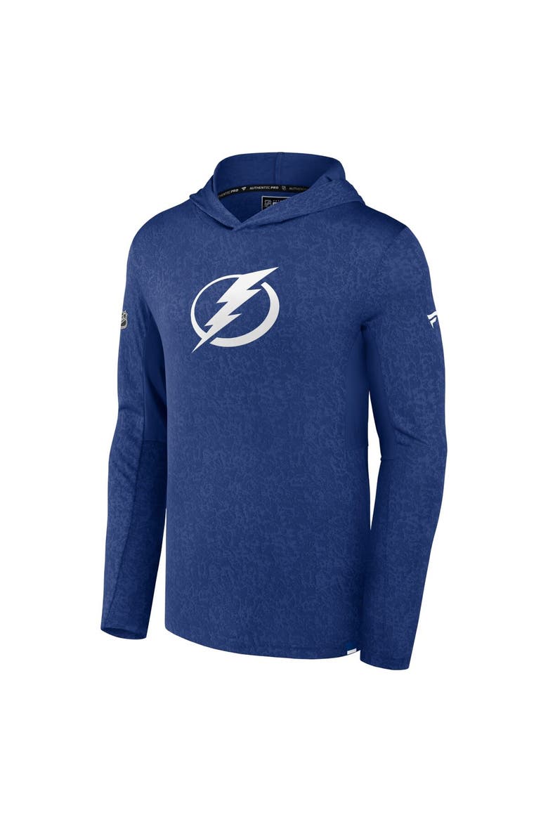 Men's Fanatics Branded  Blue Tampa Bay Lightning Authentic Pro Lightweight Pullover Hoodie, Alternate, color, Blue