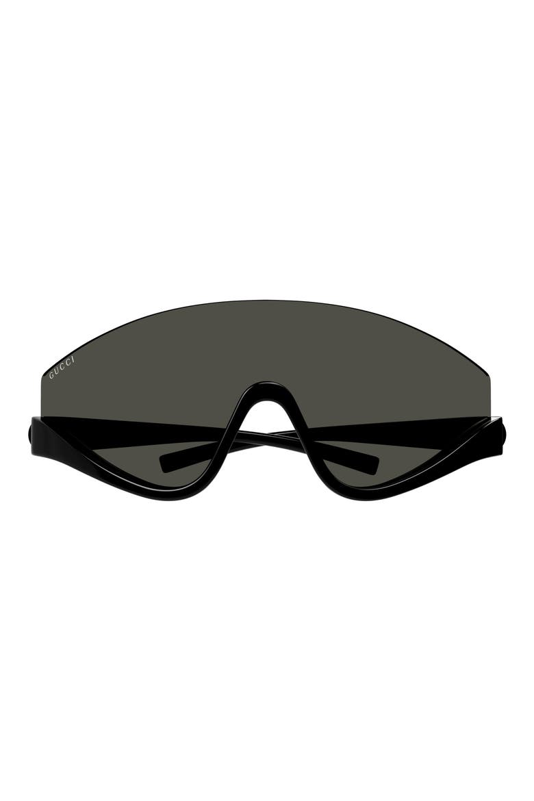 99mm Oversize Mask Sunglasses, Main, color, BLACK