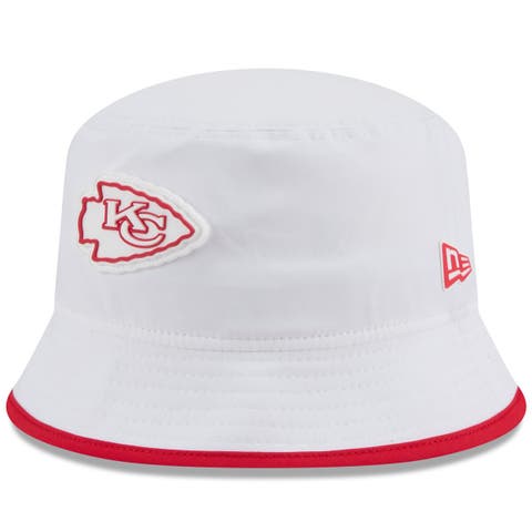 Men's New Era  White Kansas City Chiefs 2025 NFL Training Camp Stretch Bucket Hat