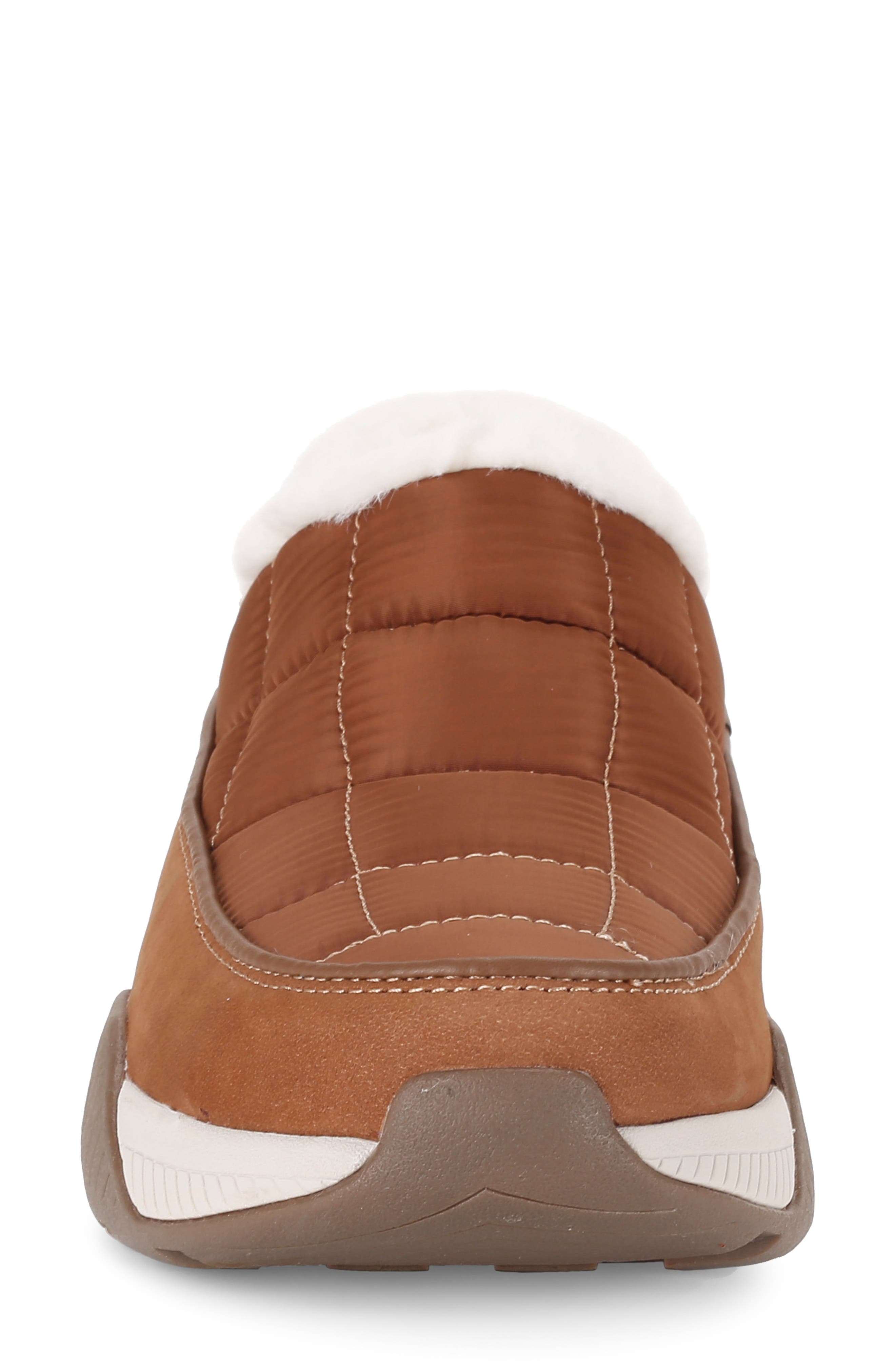 Spyder Leah Faux Fur Lined Waterproof Slip-On Sneaker, Alternate, color, Roasted Pecan
