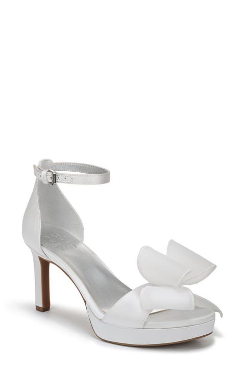 Always Bow Ankle Strap Platform Sandal (Women)
