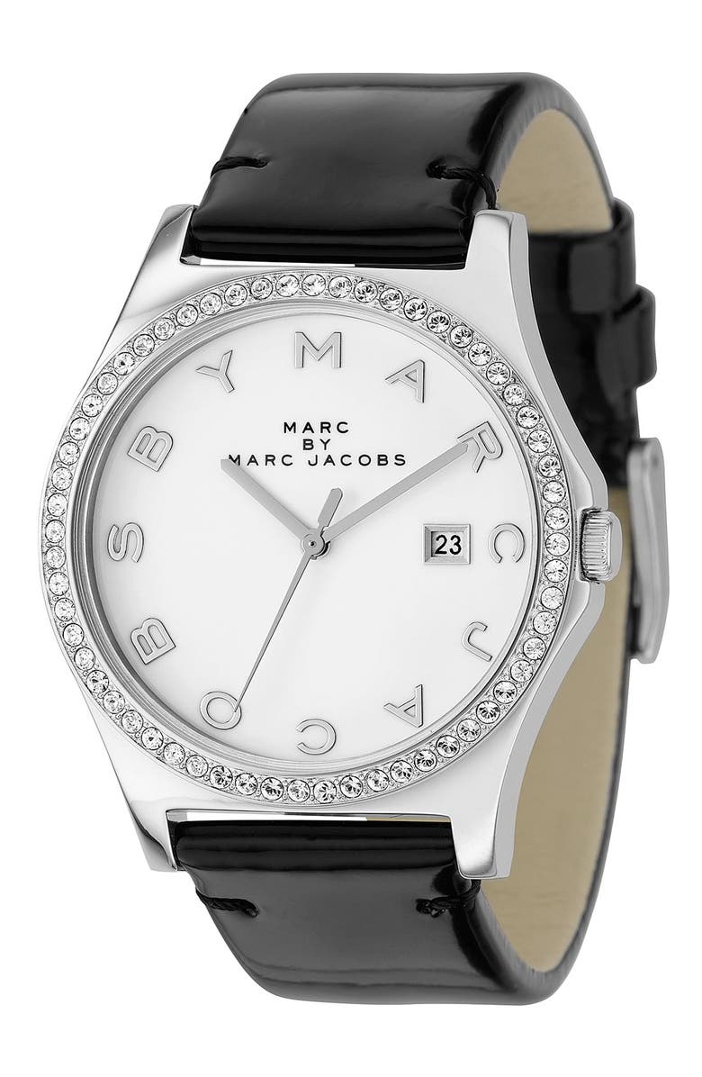 Marc Jacobs 'Henry' Stainless Steel Watch, 37mm, Main, color,