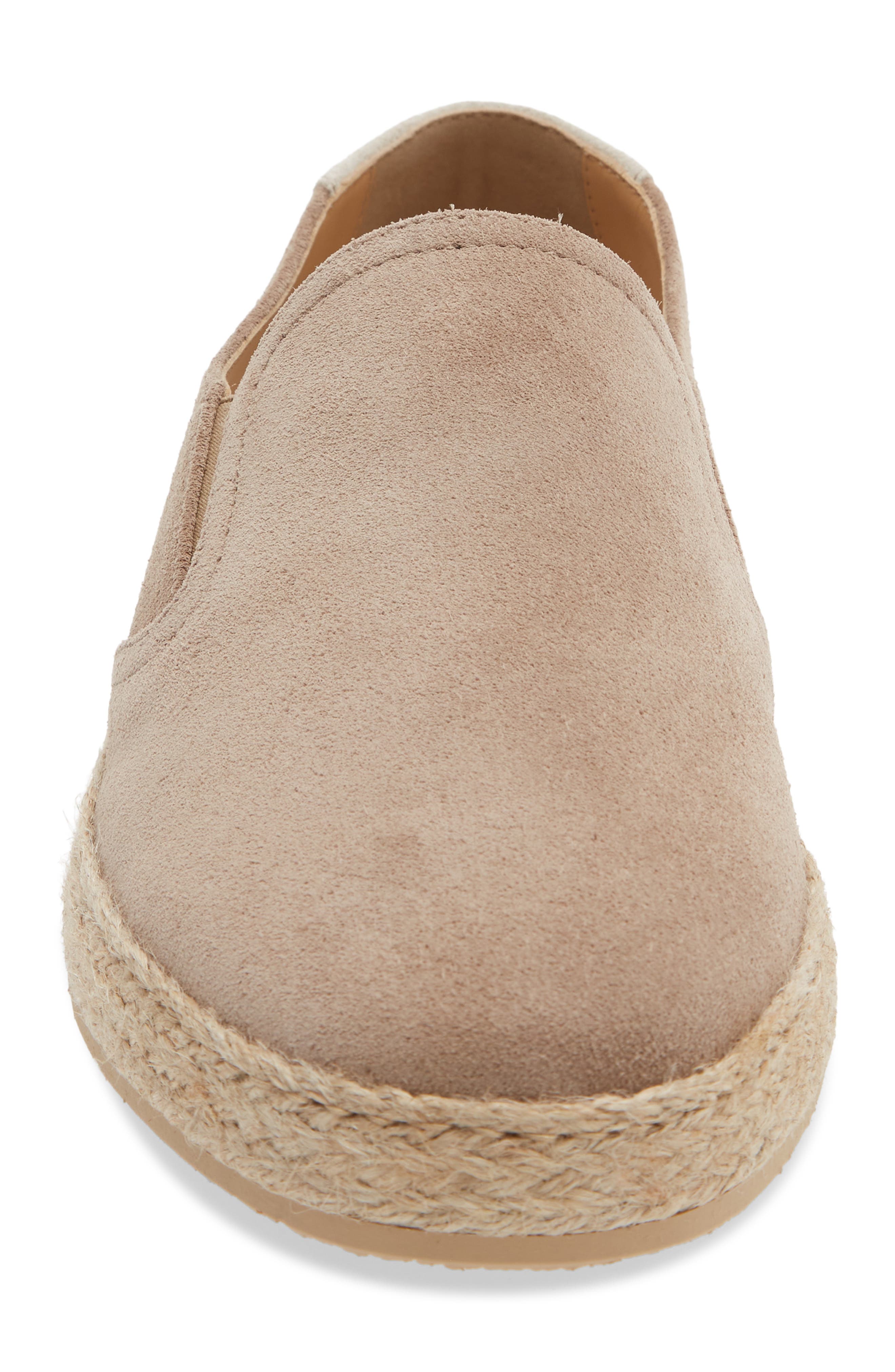Brunello Cucinelli Suede Espadrille, Alternate, color, Cec49 Tan
