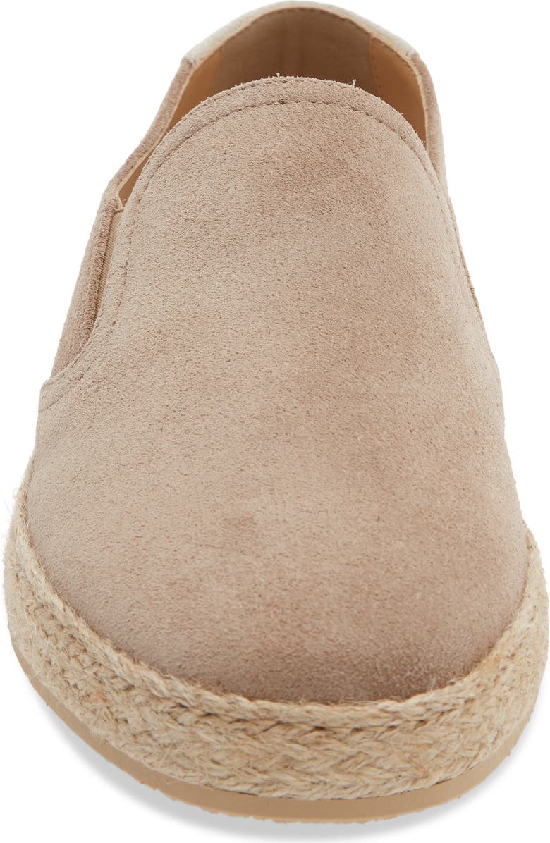 Brunello Cucinelli Suede Espadrille, Alternate, color, Cec49 Tan