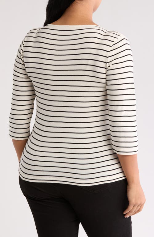 CASLON CASLON® BOAT NECK LONG SLEEVE TEE