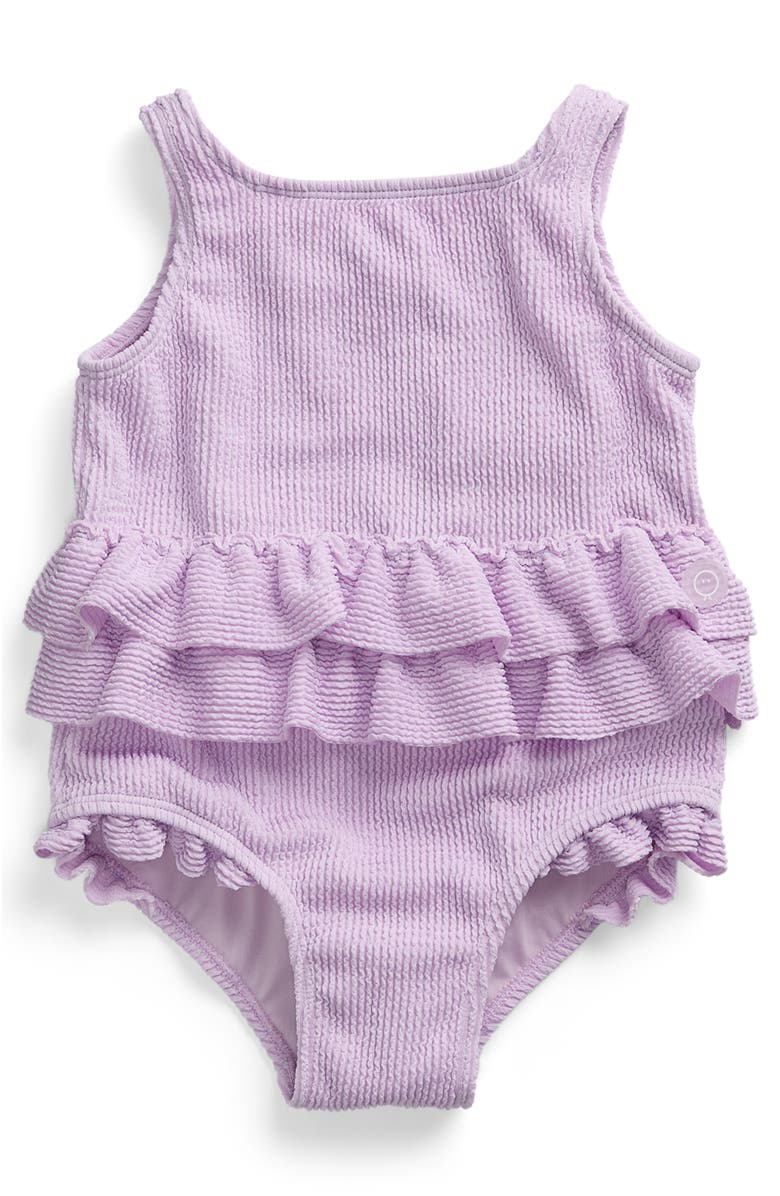MORI Frill Swimsuit, Main, color, Purple