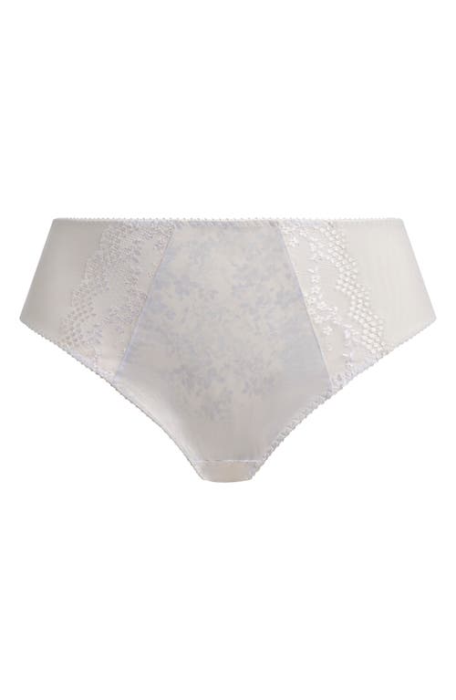 Elomi Lucie High Leg Briefs In White