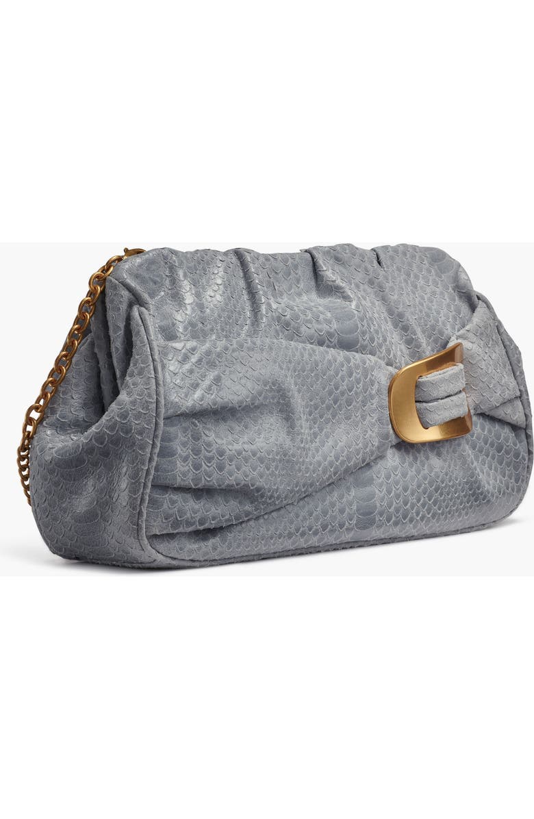 Donna Karan New York Bella Clutch, Alternate, color, Sky Grey
