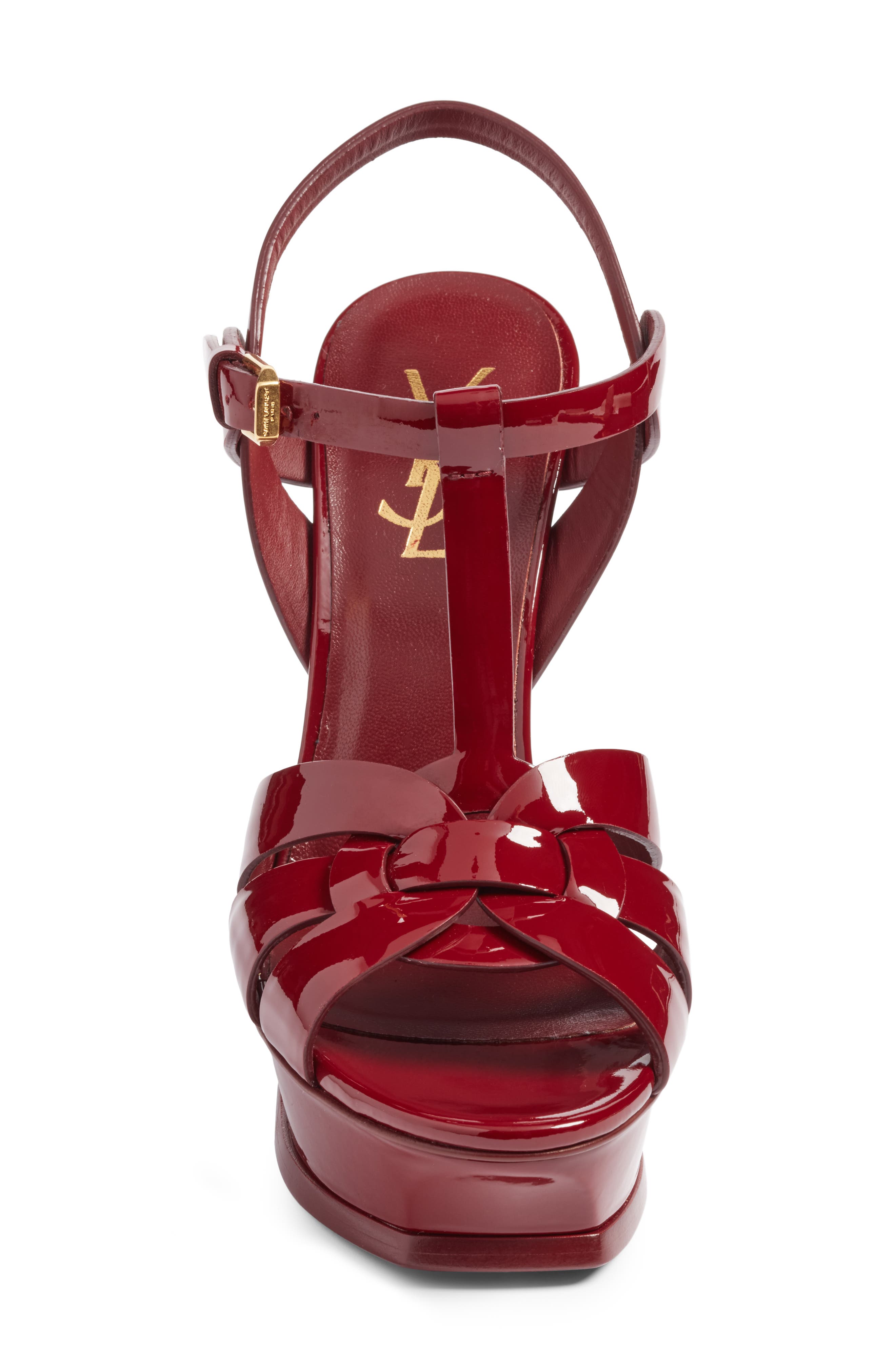 Tribute T-Strap Platform Sandal, Alternate, color, LIGHT BURGUNDY
