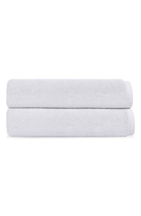 Puresoft 2-Piece Turkish Cotton Bath Towel Set