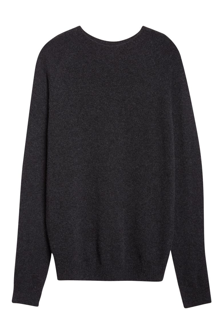 Lambswool Crewneck Sweater, Alternate, color, CHARCOAL MELANGE