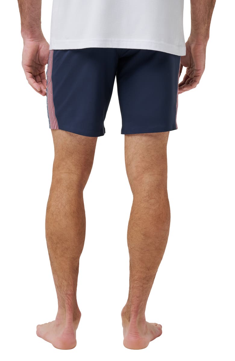 TravisMathew Liberty Lights Swim Trunks, Alternate, color, Total Eclipse