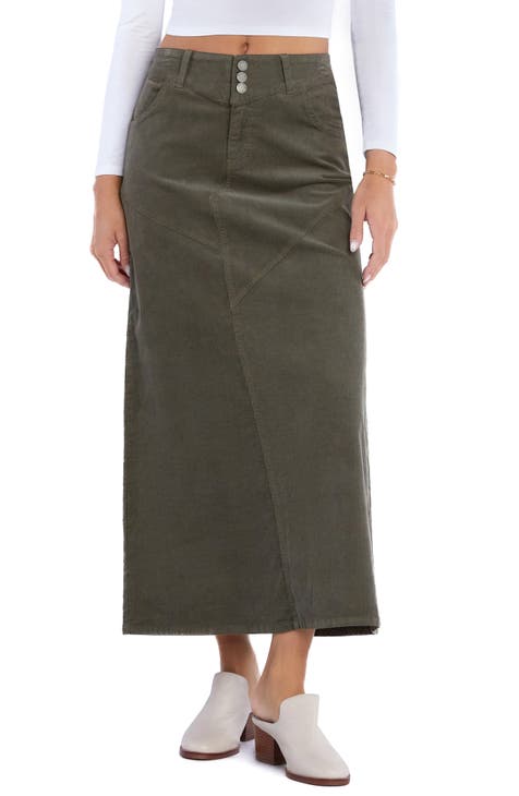 Corduroy skirt tall hotsell