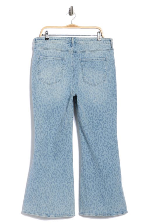 Nydj Mia Palazzo High Waist Flare Jeans In Blue