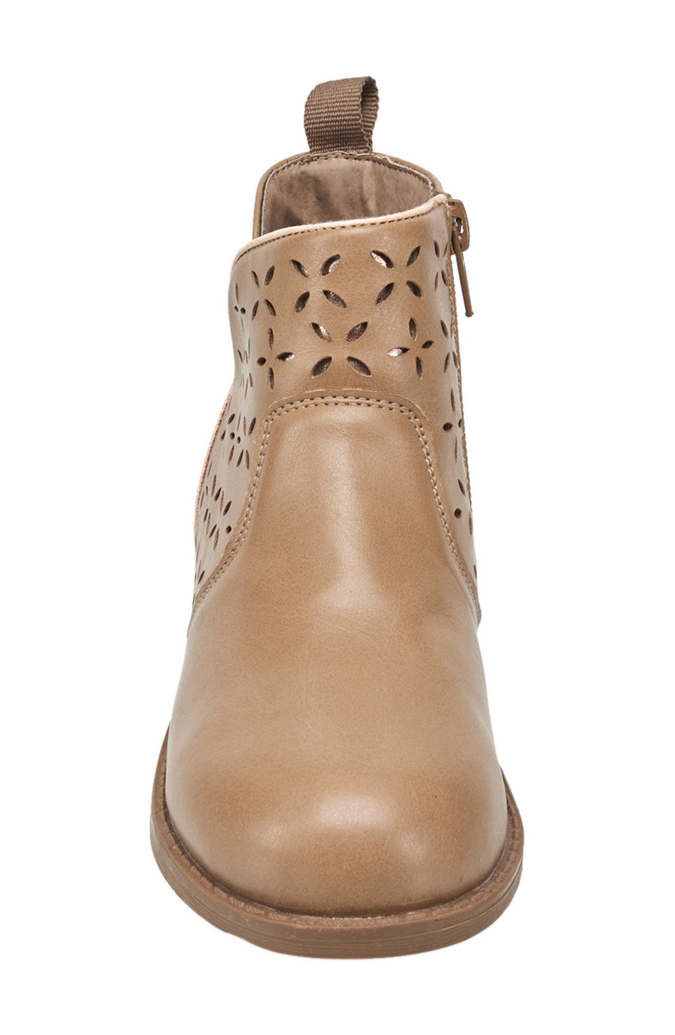 Lucky Brand Kids' Dina Lasercut Bootie, Alternate, color, Sand