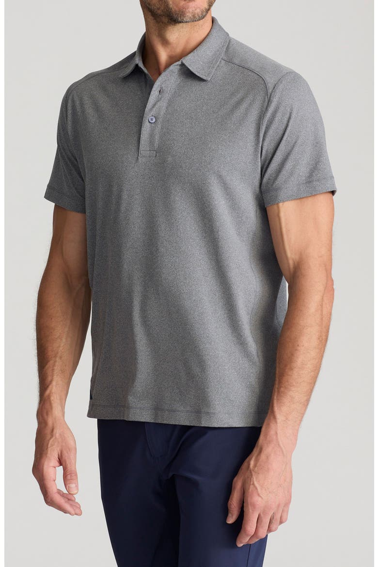 Solid Performance Polo, Main, color, GREY