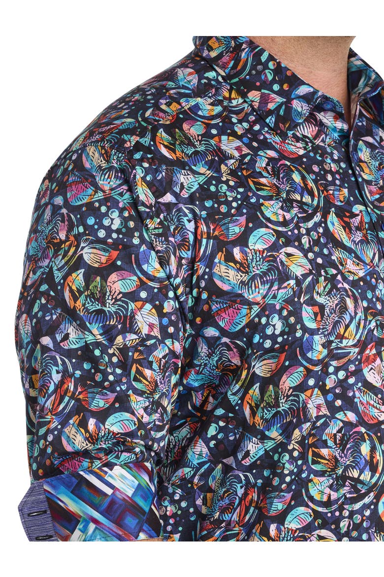 Big & Tall Hemlock Sport Shirt, Alternate, color, MULTI